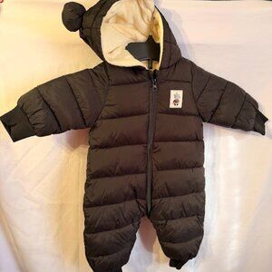 {Kids} Infant Boy/Girl The Bear Snowsuit Jumpsuit~ Size 0-6 months~ Black (B28)